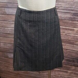 RENE LEZARD Wool Blend Side Pleat skirt size 40